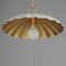 Maxim Lighting Primrose 1-Light Pendant, Matte White/Gold Leaf 18055MWGL - alternate 3